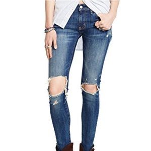 Denim & Supply distressed skinny jean.